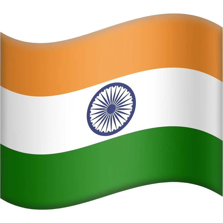 india and uyghuristan (east turkestan) flag emoji