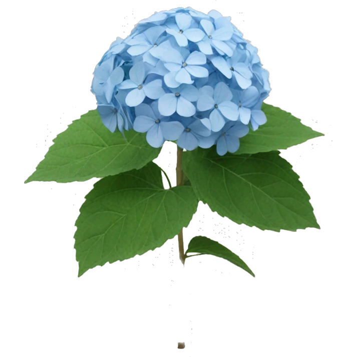 poseable hydrangea emoji