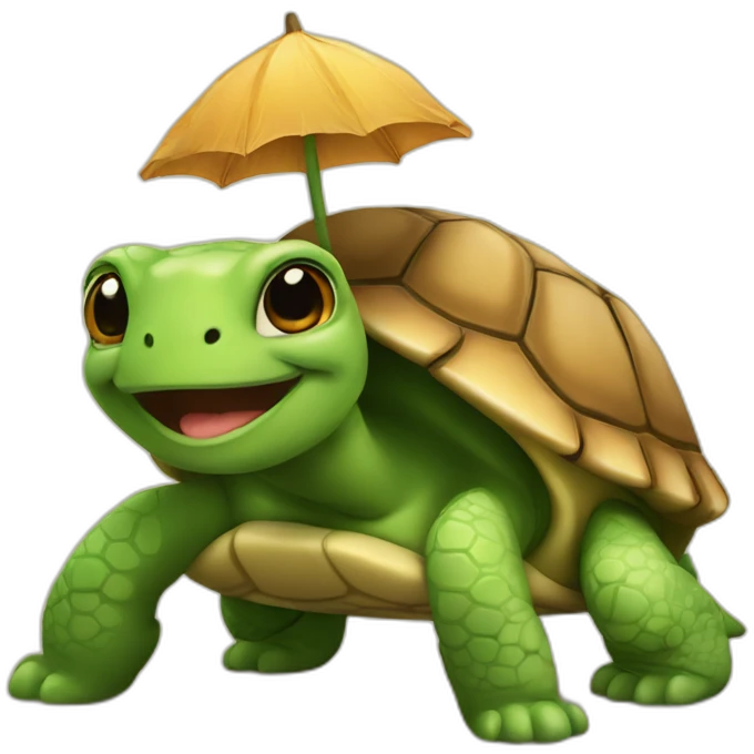 Chat sur tortue emoji