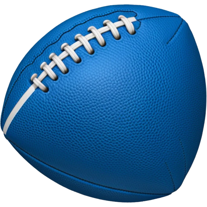 blue american football ball emoji