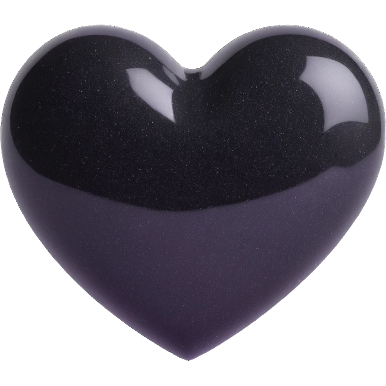 heart with black glitter emoji