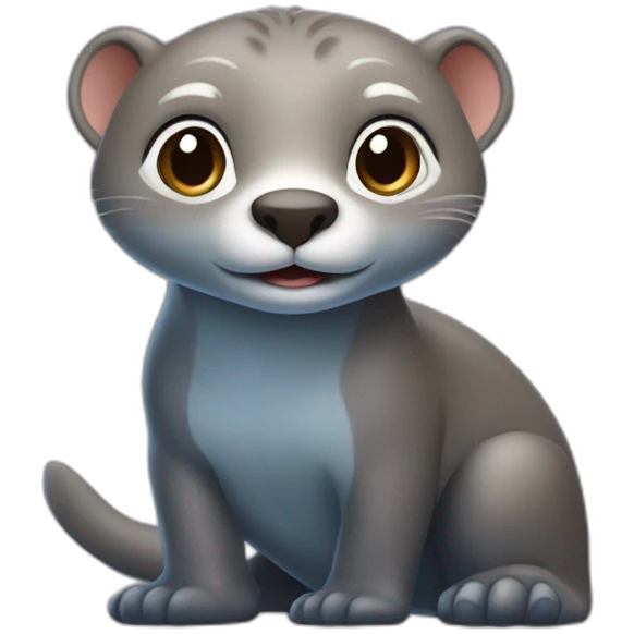 Loutre sur éléphant emoji