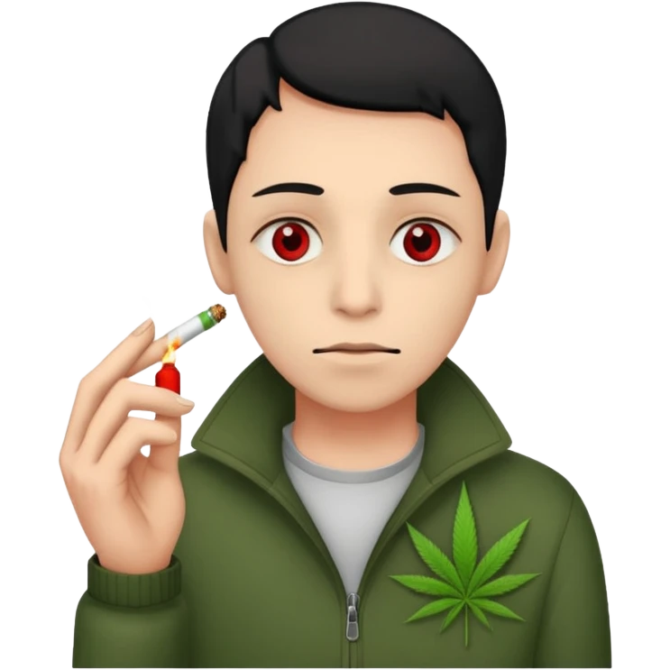 Emoji cansado mariguano emoji