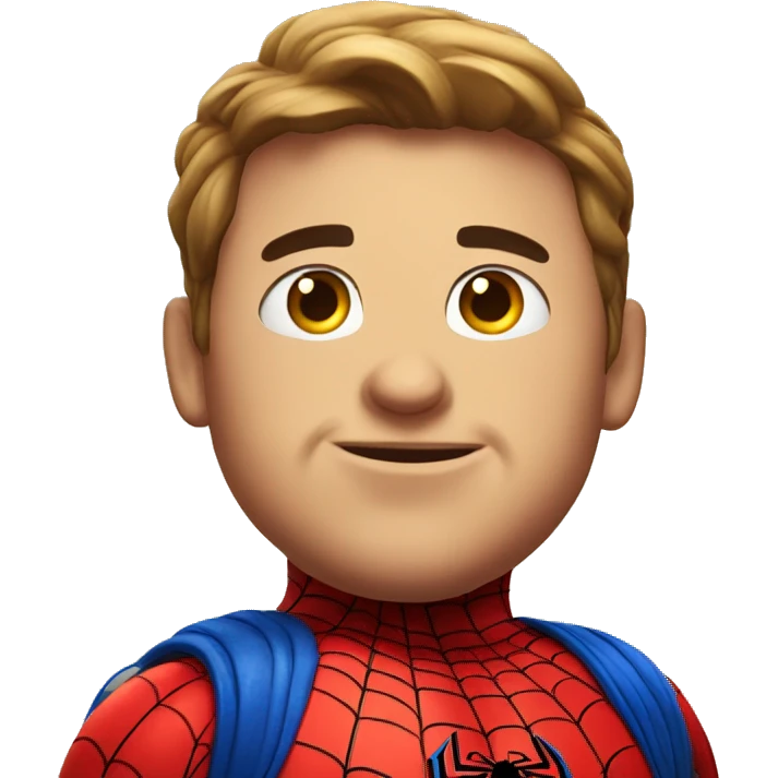 Fat fat fat spiderman emoji
