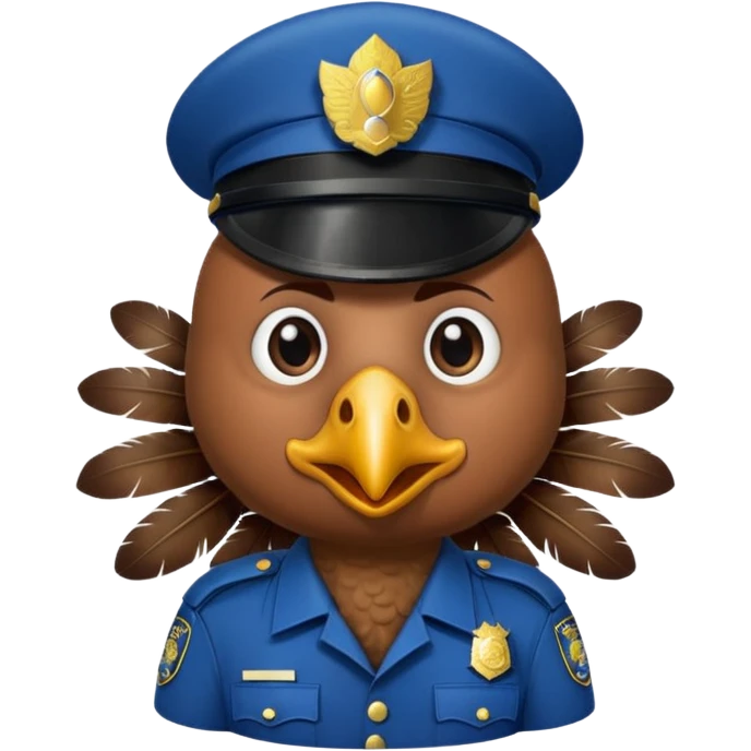 Turkey cop emoji