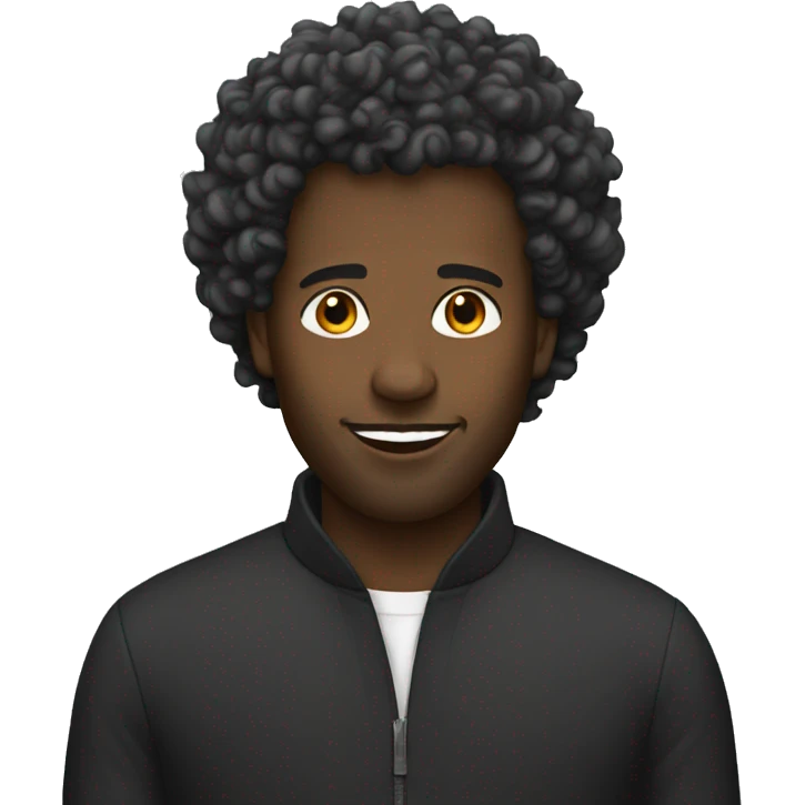 black man with a perm emoji