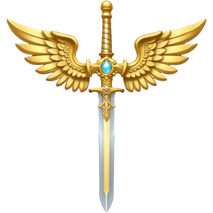 angel sword emoji