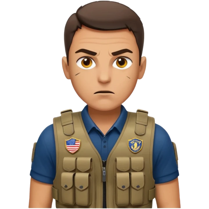 aggressive fbi runner emoji