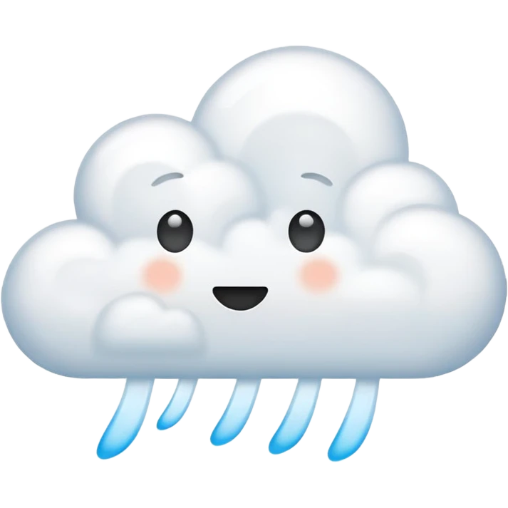 cloud breathing in air  emoji