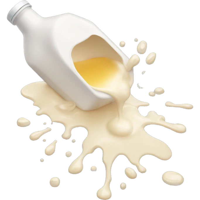 spilled milk emoji