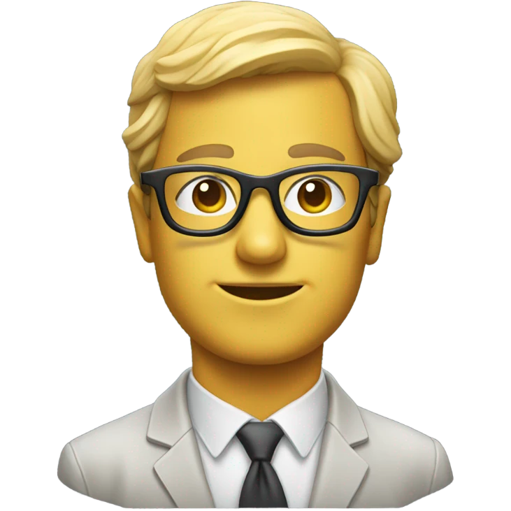 Statue with glasses emoji