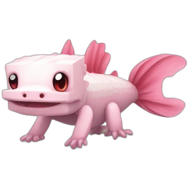 Minecraft axolotl emoji