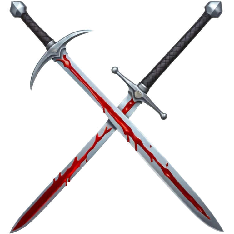 iron greatsword changed to steel, blade perfectly vertical, brightened and polished metal, realistic steel look, original shape, blood dripping from the tip emoji