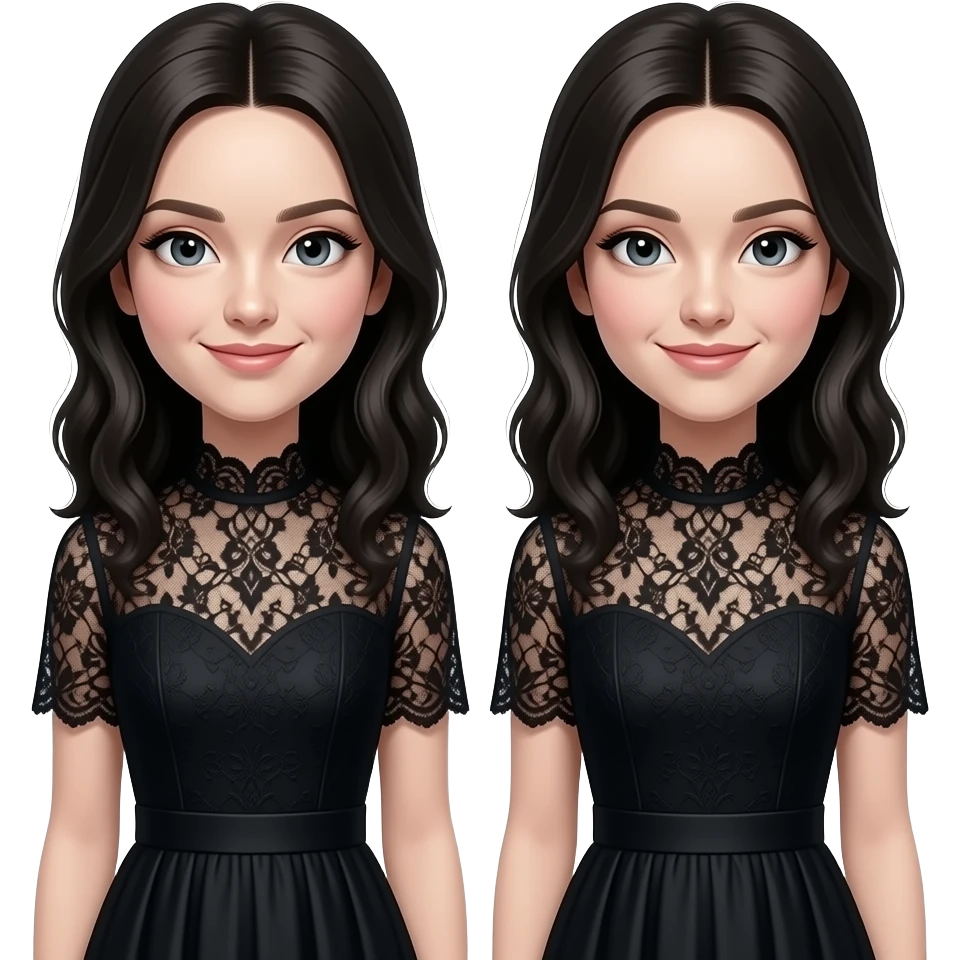 girly evil twins emoji
