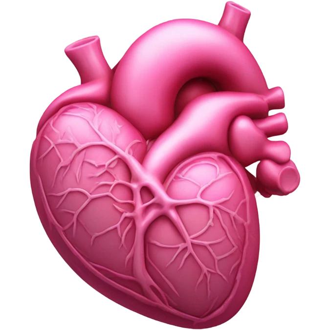 Pink heart organ  emoji