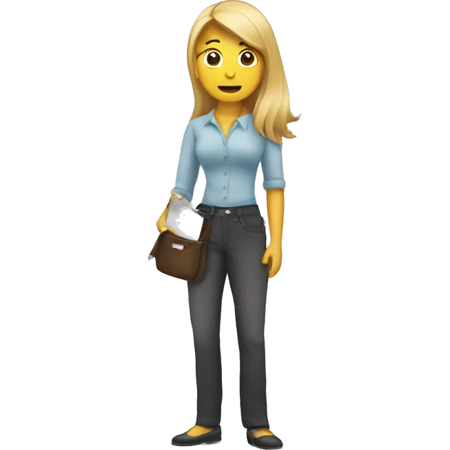 Woman showing empty pocket she’s broke  emoji