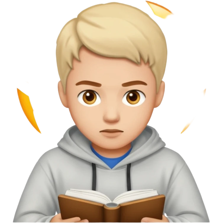 Practicing English at home emoji