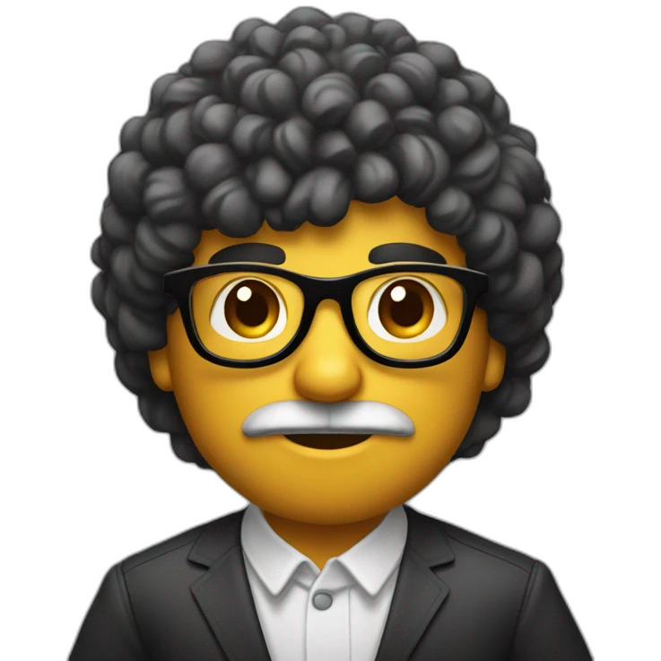 Anibal, flaco, con lentes, pelo negro, liso, 30 años emoji