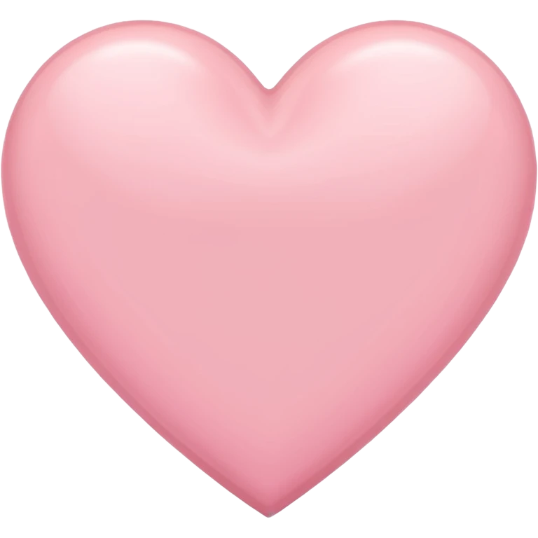 Pastel pink heart emoji