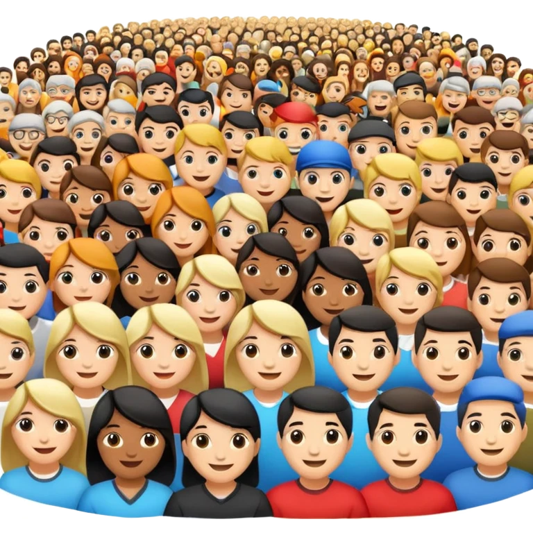 Audience large emoji