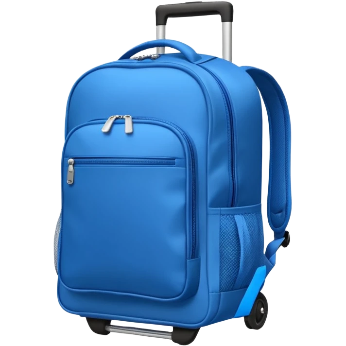 Rolling backpack with handle emoji