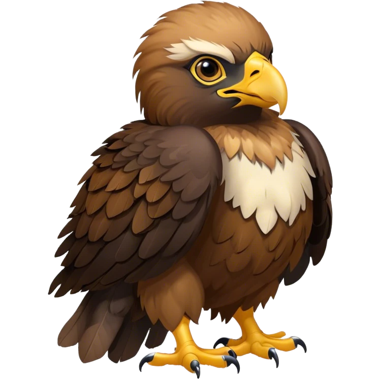 Golden eagle chick  emoji
