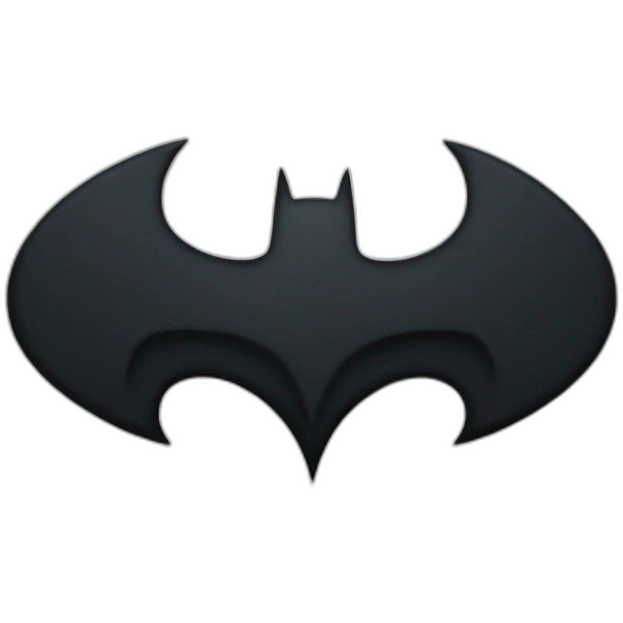 Batman logo emoji