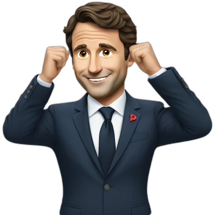 Macron trudeau emoji