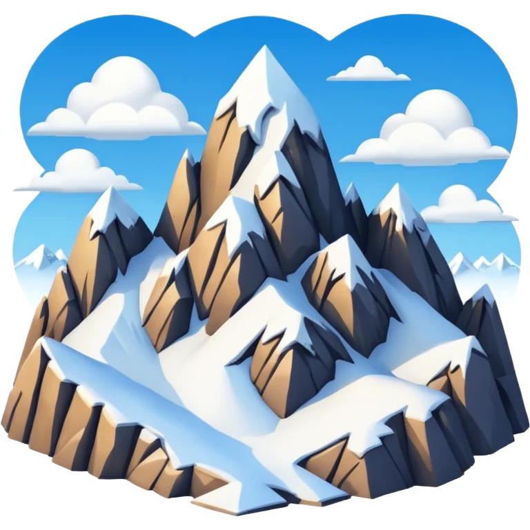 mountains emoji