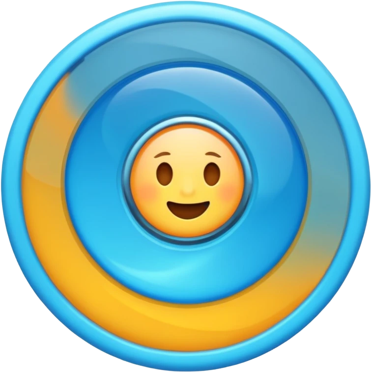 make me a loading skyblue emoji rotating animateded one emoji