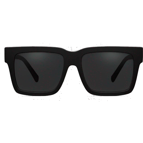 all black rectangle sunglasses no person emoji