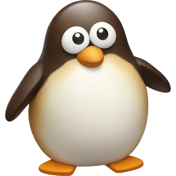 Kinder pingui biscuit emoji