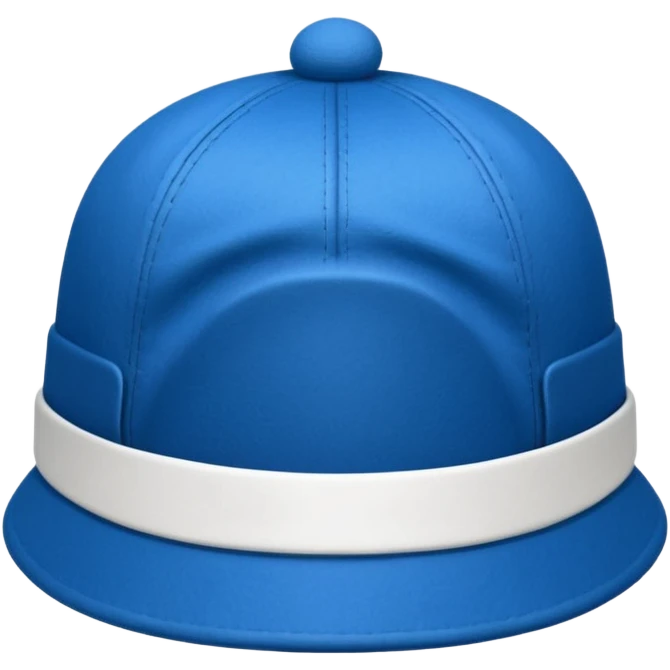 Blå dansk student hue emoji