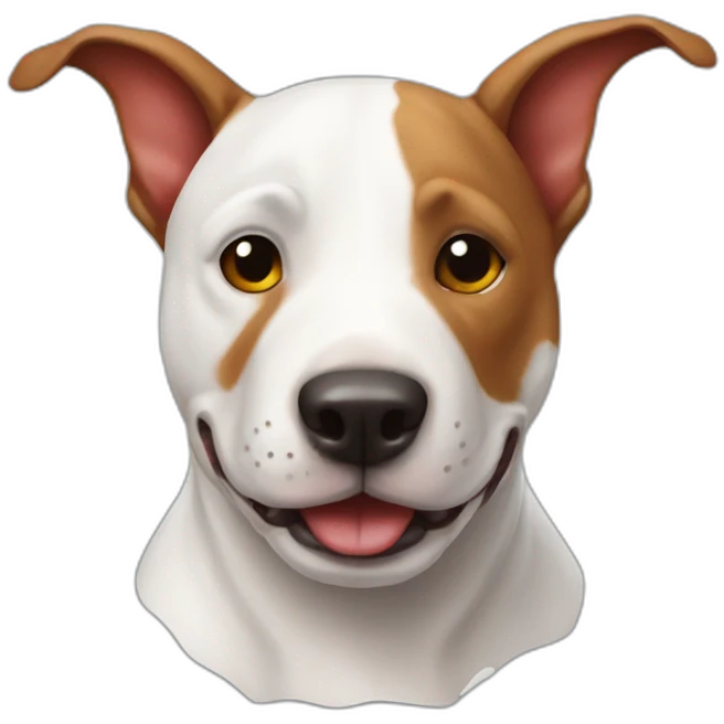 perro bull terrier pirata emoji