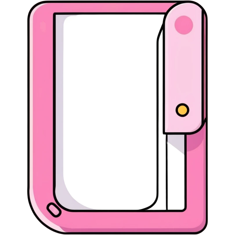 Pink Web browser emoji