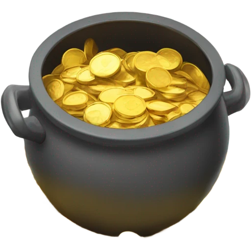 Pot of gold emoji