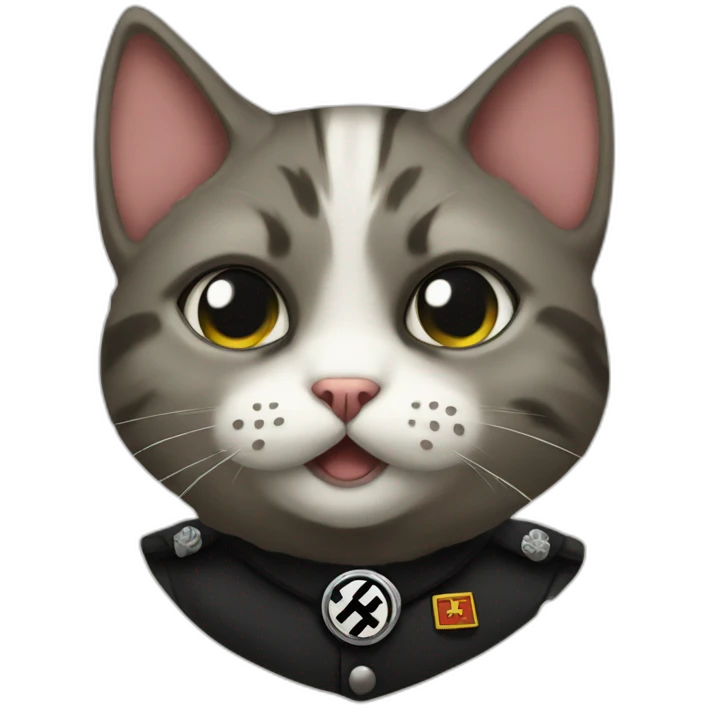 Nazi cat emoji