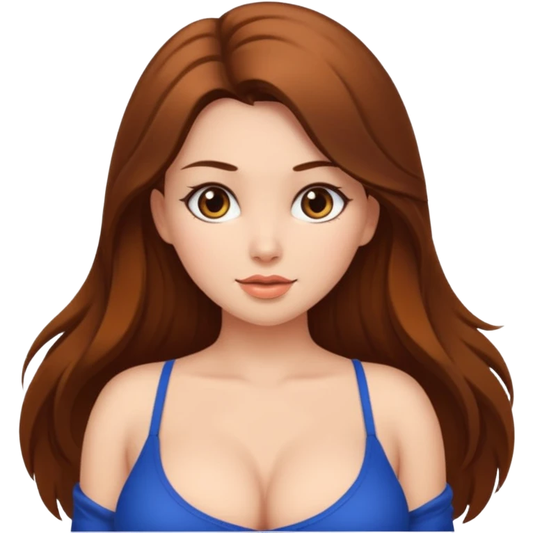 Sexy girl big breasts  emoji