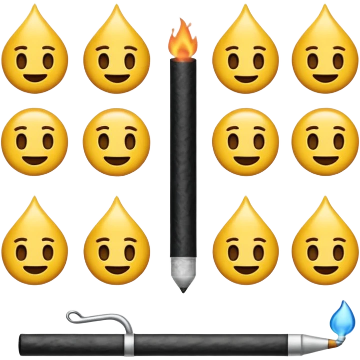 Göz Kırpan, Kafasinda Yamuk Kral Tacı Olan ve Ağzında Sigara Olan  👌 işareti yapan emoji emoji