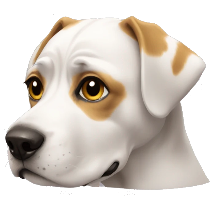 Cão doente emoji
