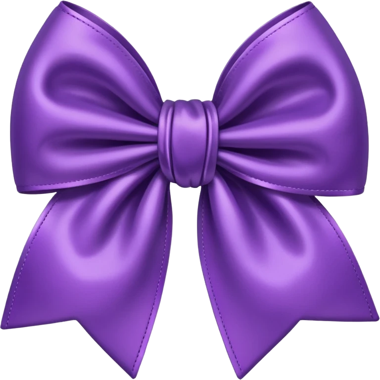 Cute bow purple  emoji
