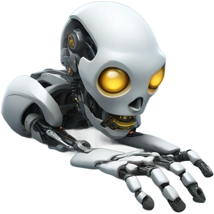 Cyborg grave emoji