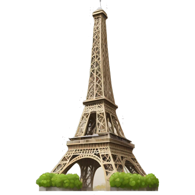 torre eiffel con lazo emoji
