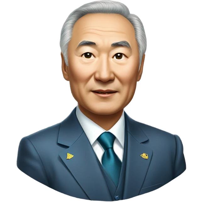 Nūrsūltan Nazarbaev President of Kazakhstan emoji