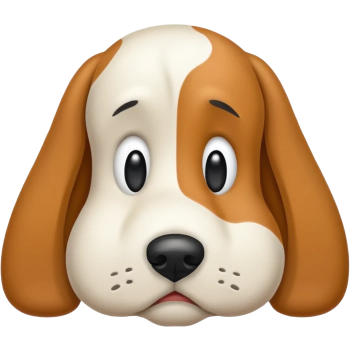 Droopy d emoji