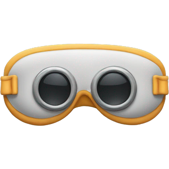 airplane goggles emoji