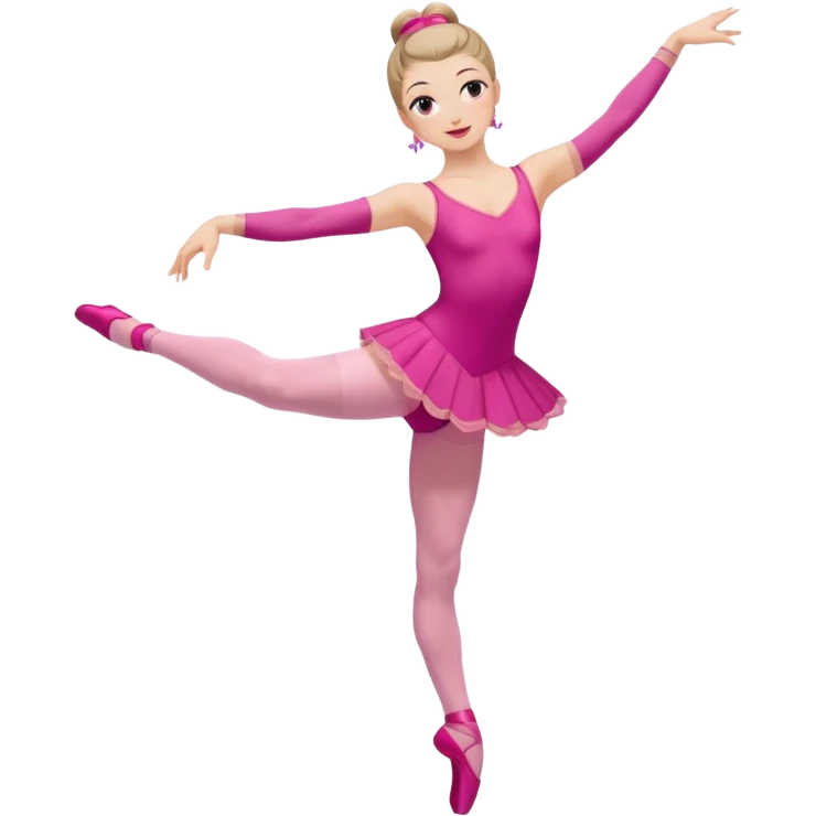 danseuse en collant emoji