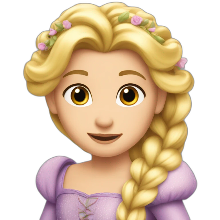 Princesse Raiponce emoji