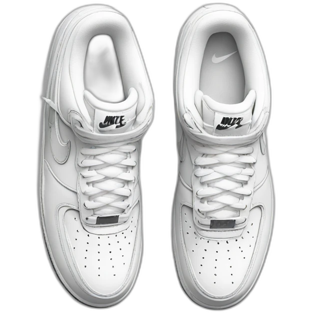 nike  white airforce 1 emoji
