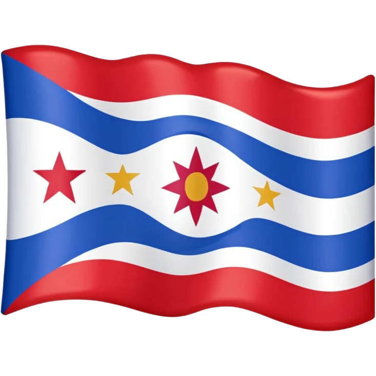 Make the assyrian flag syriac  emoji